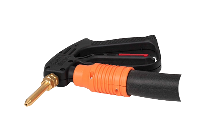 Steam cleaning gun with nozzle
