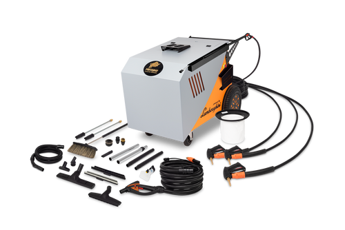 Steamers with pressure washer
